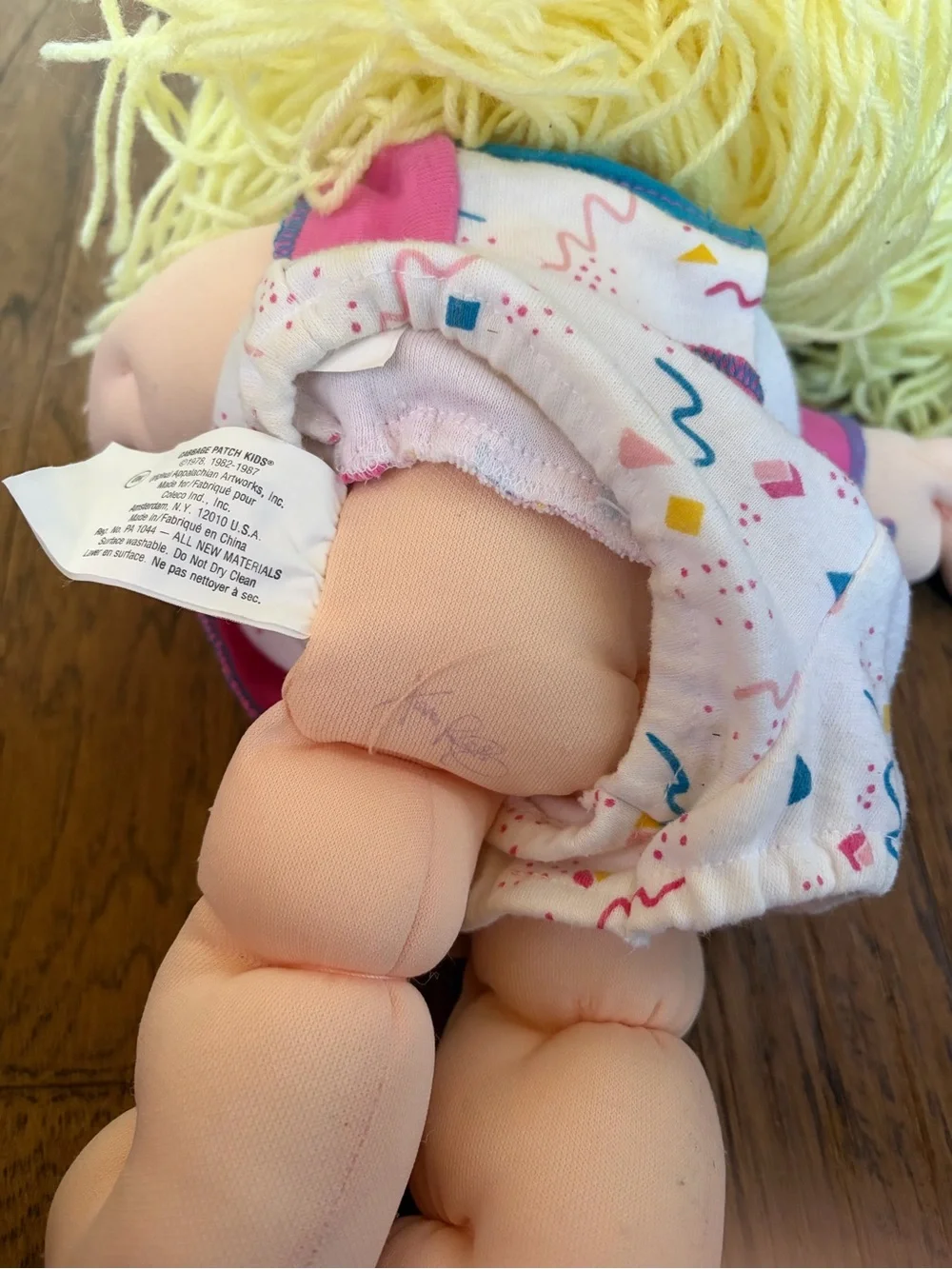 Cabbage Patch Kids Doll 1978-1987 Vintage Long Blond Hair 80’s Outfit